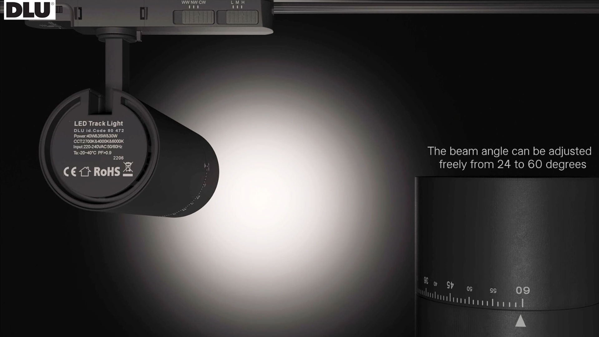 Eurostandard Track CYL Zoom EVO MP Projector